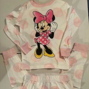 Like New Disney Junior Minnie Mouse pajamas Size 5T